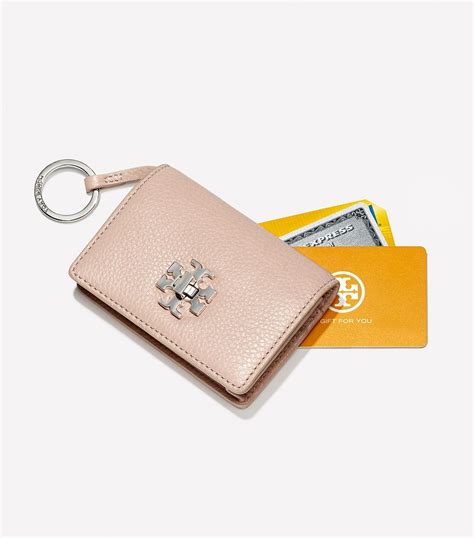 tory burch key ring wallet.